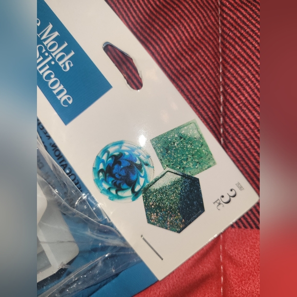 3 pack mod podge coaster/tray resin molds new - Picture 4 of 4